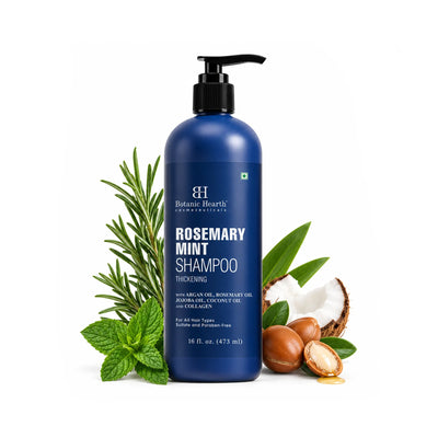 Rosemary Mint Shampoo with Argan Oil and Collagen | 16 Oz