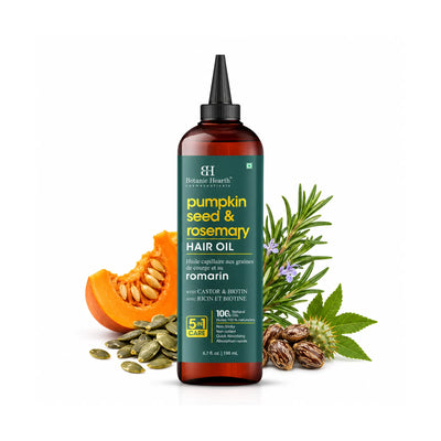 Botanic Hearth Pumpkin Seed Oil & Rosemary Hair Oil with Biotin 6.7 fl oz