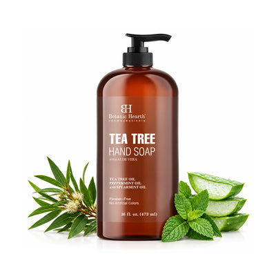 Tea Tree Liquid Hand Soap with Peppermint Oil | 16 fl oz