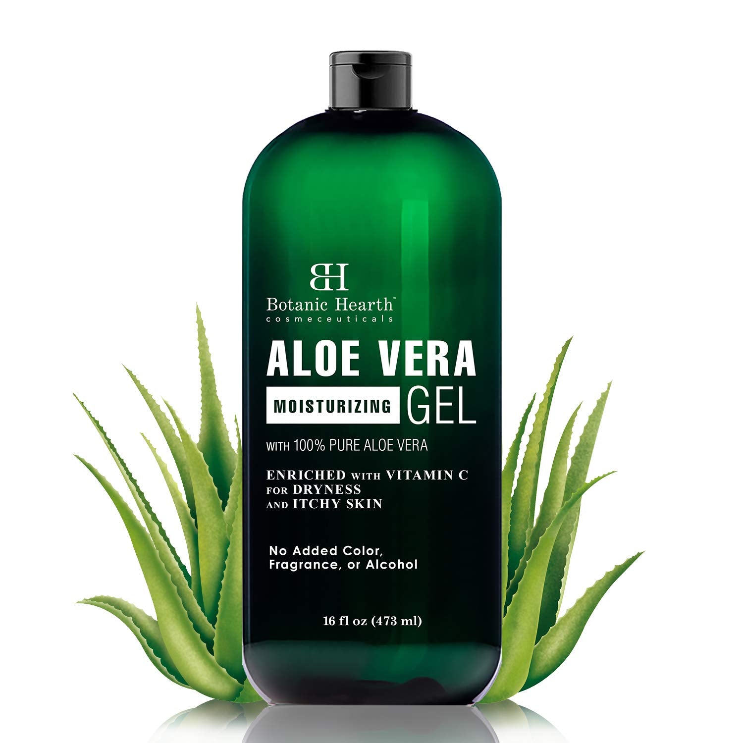 solid Foragt hestekræfter Aloe Vera Gel 16fl oz | Face & Acne, Skin Lightening - Botanic Hearth