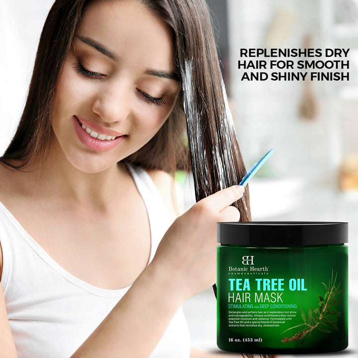 Tea Tree Oil Hair Mask (16 fl oz) Lifestyle 4