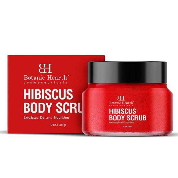 Hibiscus Body Scrub with Hibiscus and Green Tea Extract | 10 oz