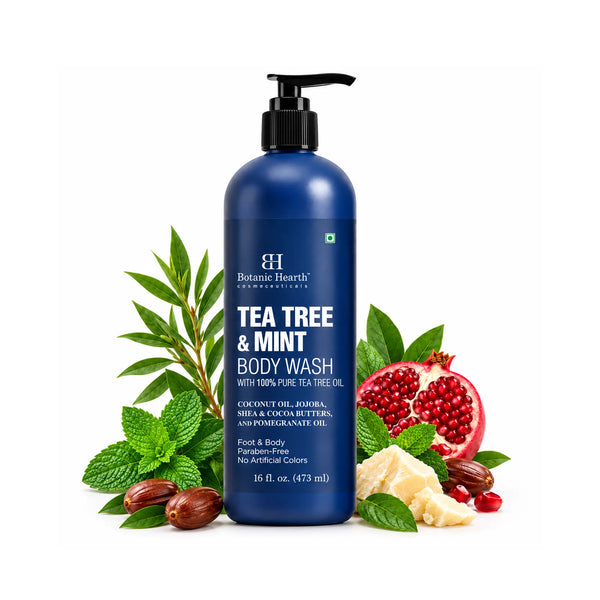 Tea Tree Oil and Mint Body Wash with Coconut Oil | 16 fl oz