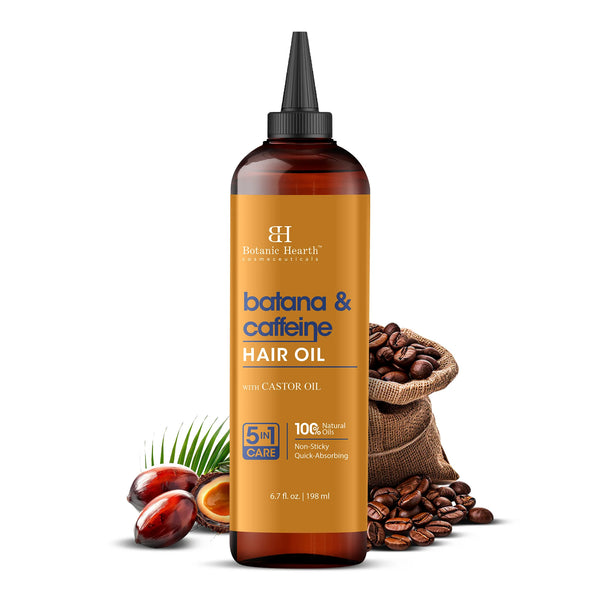 Batana & Caffeine Hair Oil with Castor Oil | 6.7 fl oz