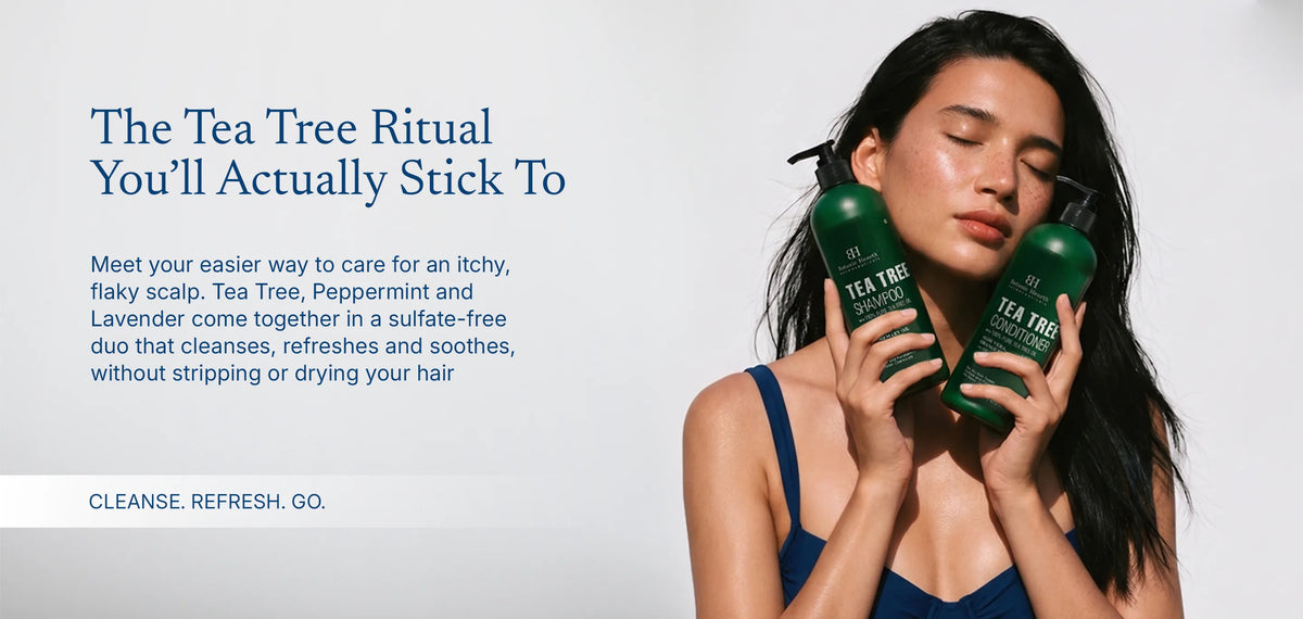 Tea Tree Shampoo and Conditioner Set with Tea Tree Oil | 16 fl oz each banner