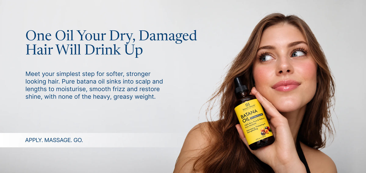 Batana Oil for Hair & Scalp | Deep Nourishing Oil | 4 fl oz banner