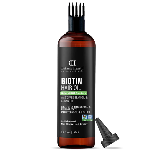 Biotin Hair Oil With Coffee Bean Oil & Argan Oil | 6.7 fl oz