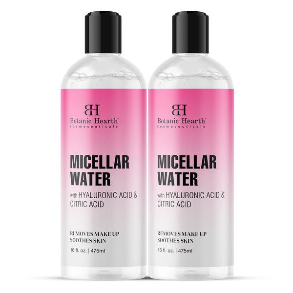 Micellar Water with Hyaluronic Acid and Glycerin | 16 fl oz - pack of 2