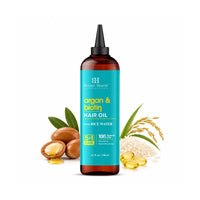 Argan & Biotin Hair Oil with Rice Water | 6.7 fl oz