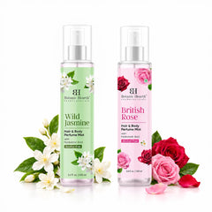 Jasmine & British Rose Hair and Body Perfume Mist | 3.4 fl oz