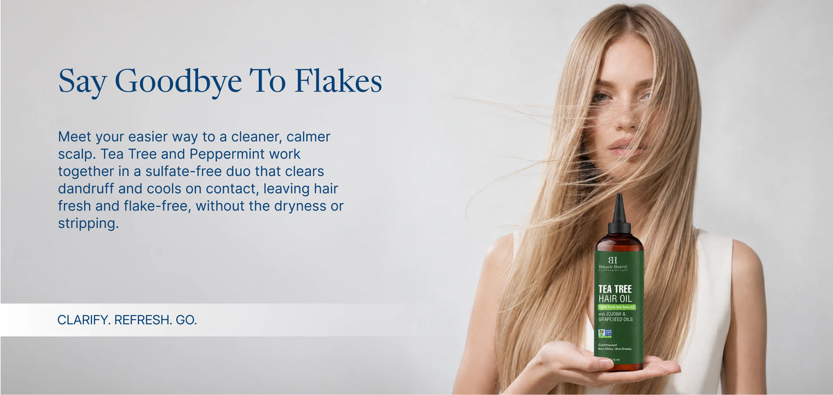 Botanic Hearth Tea Tree Hair Oil - 6.7 fl oz banner