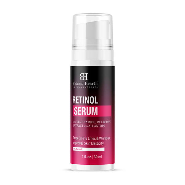 Retinol Serum for Face with Niacinamide, Allantoin & Mulberry Extracts | 1 fl oz