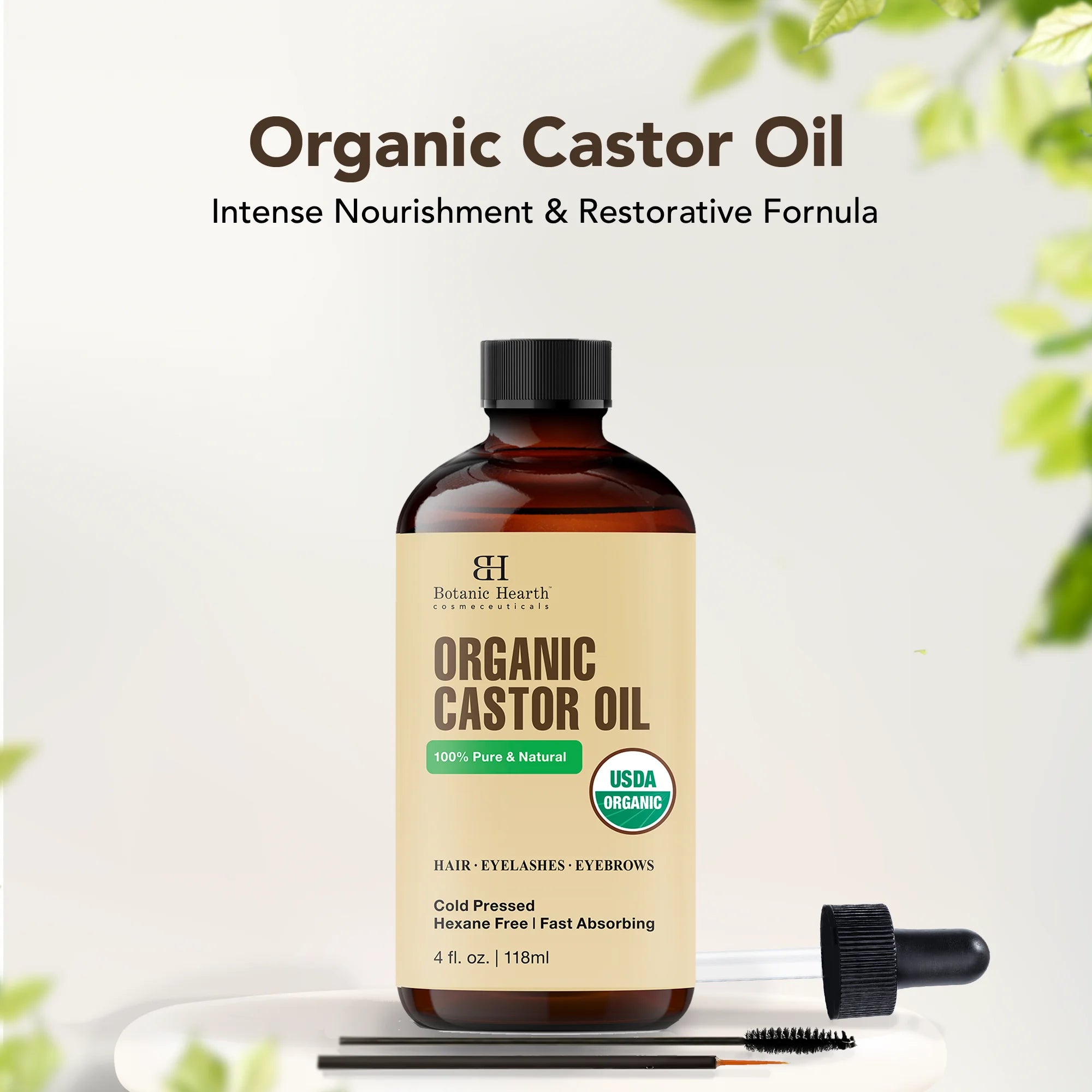 Organic Castor Oil | 4 fl oz