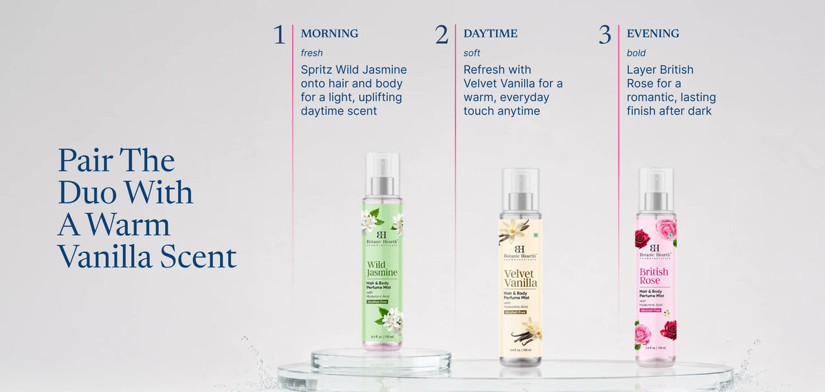 Jasmine & British Rose Hair and Body Perfume Mist | 3.4 fl oz banner