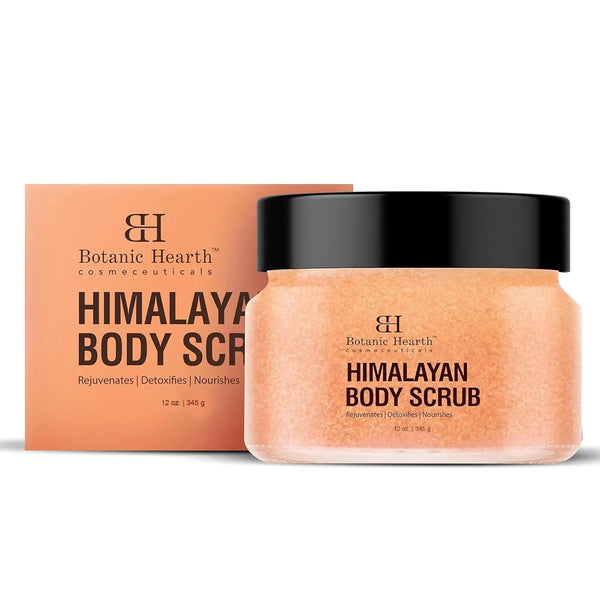 Himalayan Salt Body Scrub with Lychee Oil and Shea Butter | 12 oz