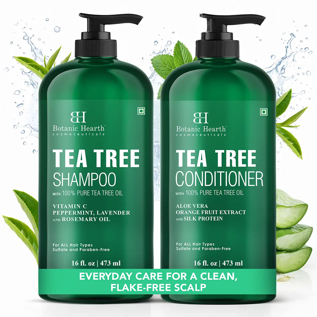 Tea Tree Oil Special Shampoo and Conditioner Set – Botanic Hearth