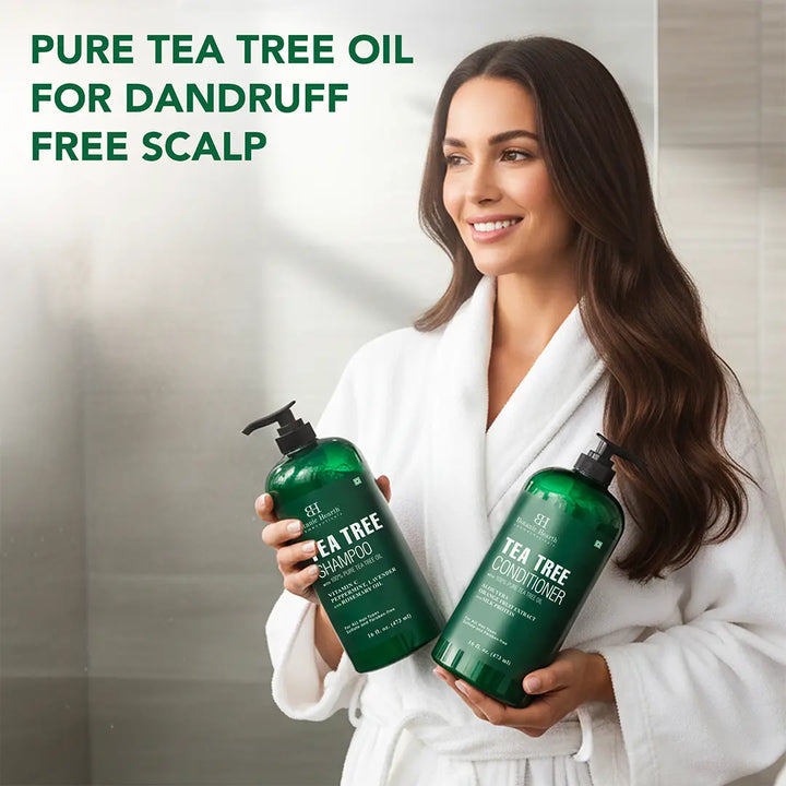 Tea Tree Oil Special Shampoo and Conditioner Set – Botanic Hearth
