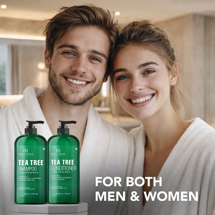 Tea Tree Oil Special Shampoo and Conditioner Set – Botanic Hearth