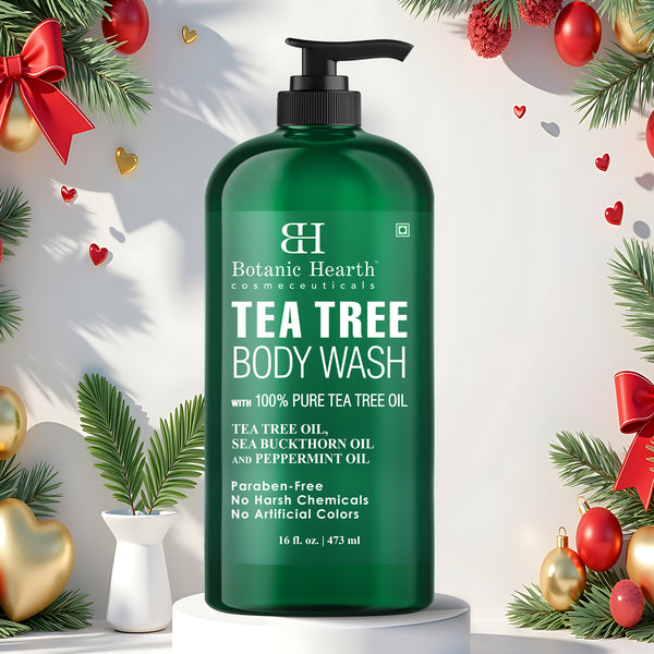 Tea Tree Body Wash with Sea Buckthorn Oil and  Peppermint Oil | 16 fl oz