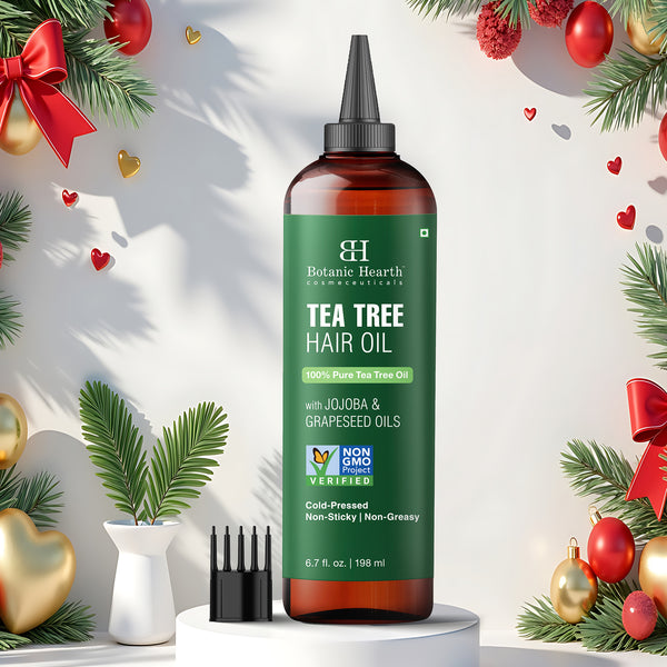 Tea Tree Hair Oil with Argan & Grapeseed Oils | 6.7 fl oz