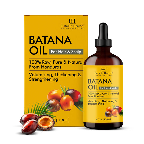 Batana Oil for Hair Growth| 100% Pure & Unrefined Oil from Honduras - 4 fl oz