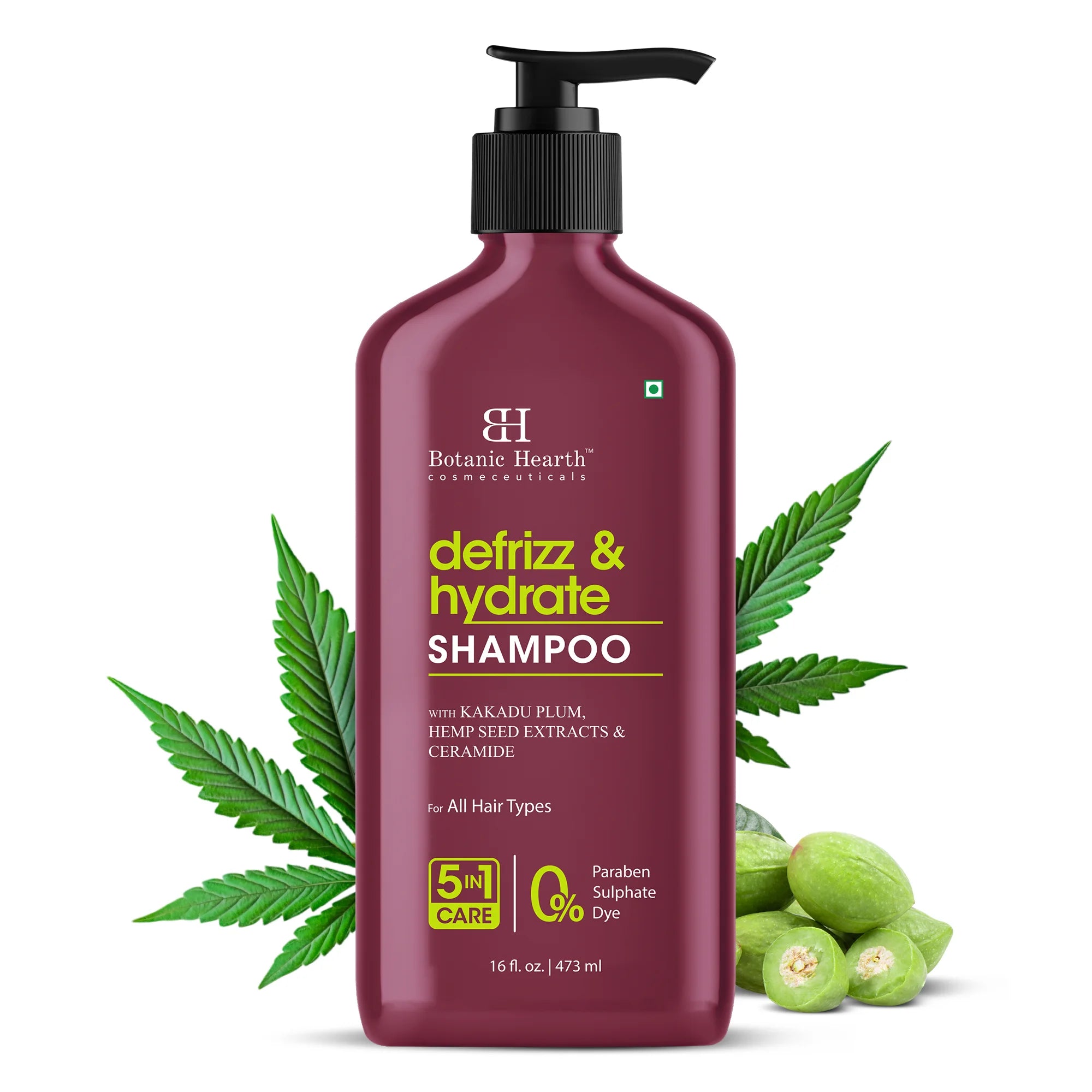 Defrizz & Hydrate Shampoo with Hemp Seed Extract & Ceramide | 16