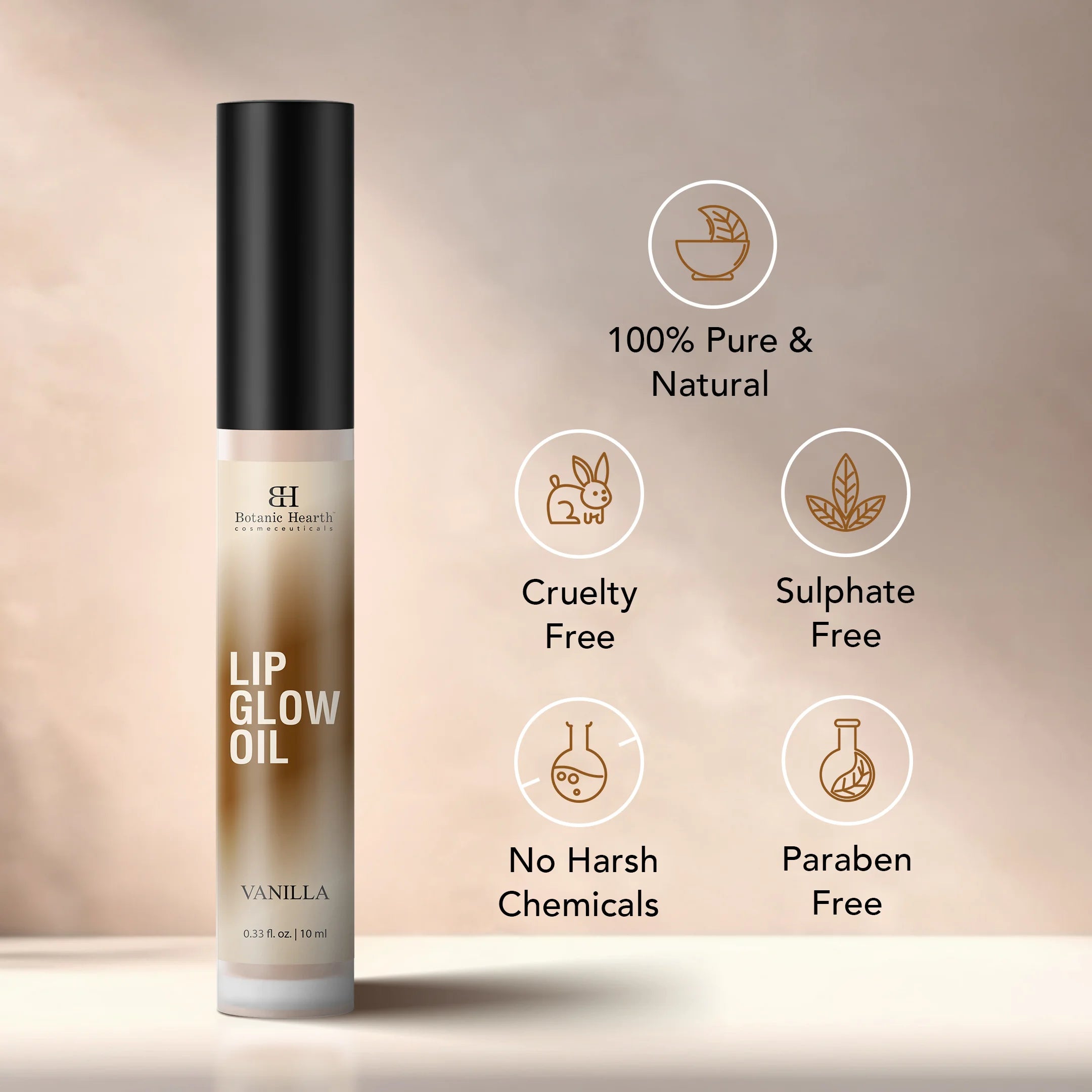 Lip Glow Oil with Vanilla flavor | 0.3fl oz