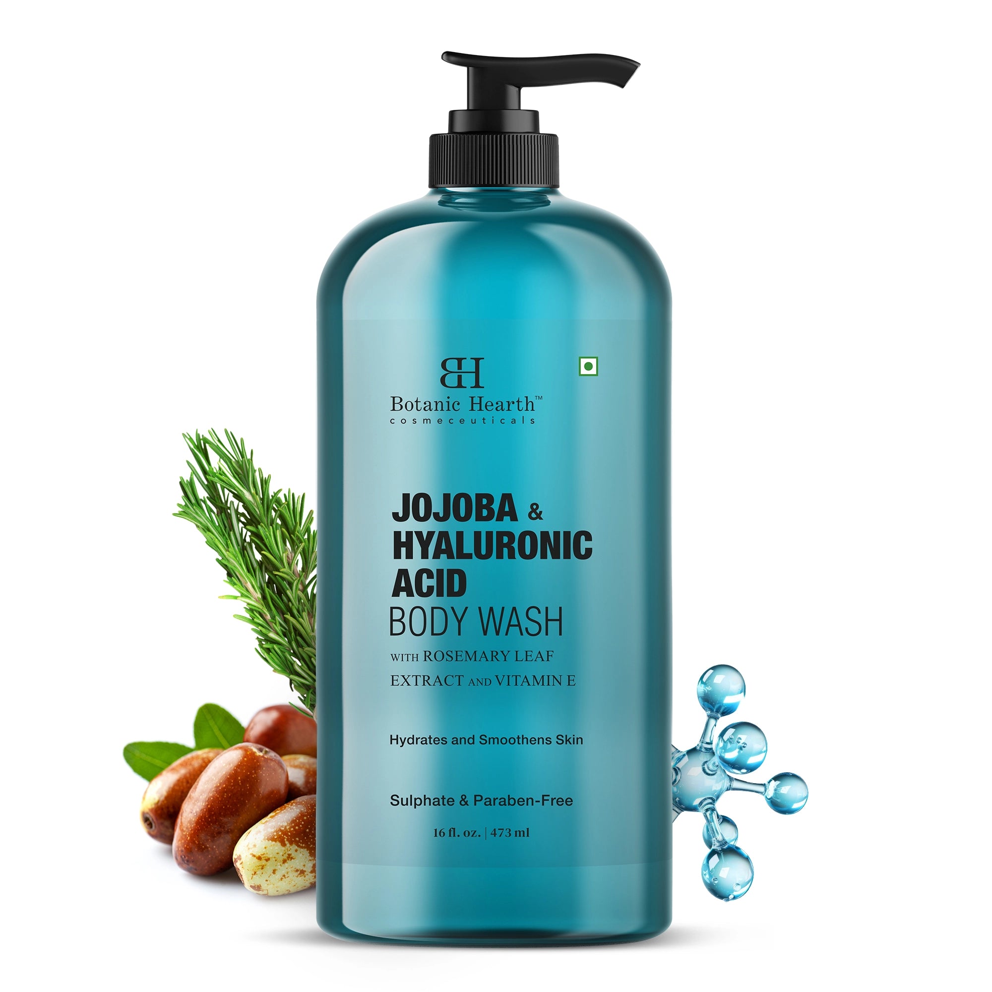 Jojoba & Hyaluronic Acid Body Wash with Sea Butter & Sweet Almond Oil | 16 fl oz
