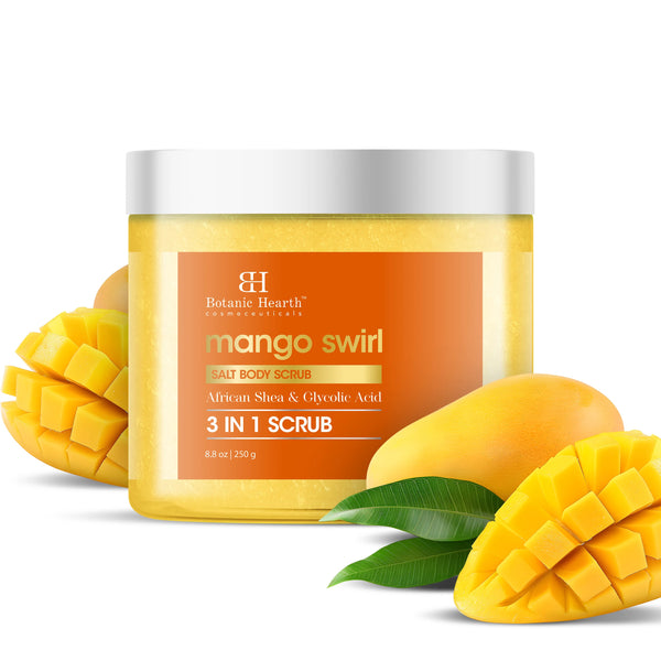 Mango Swirl Body Scrub with Glycolic Acid | 8.8 oz