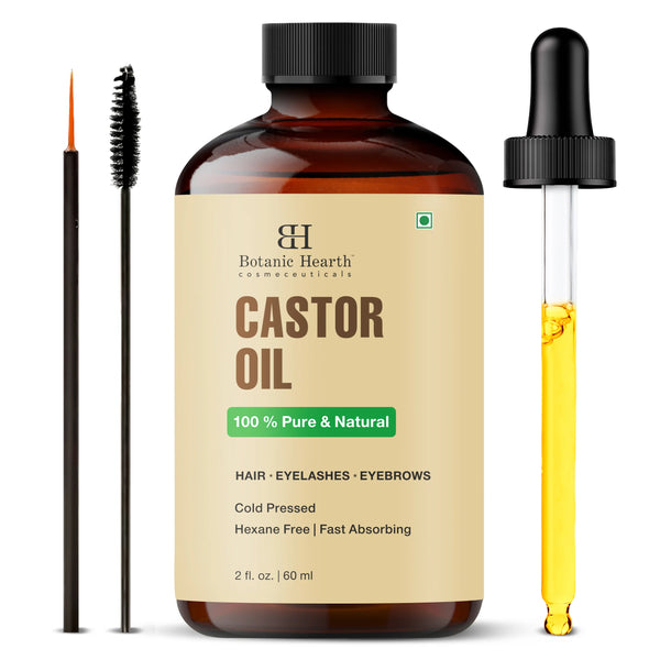 Castor Oil | 100% Pure & Hexane Free  | 2 fl oz