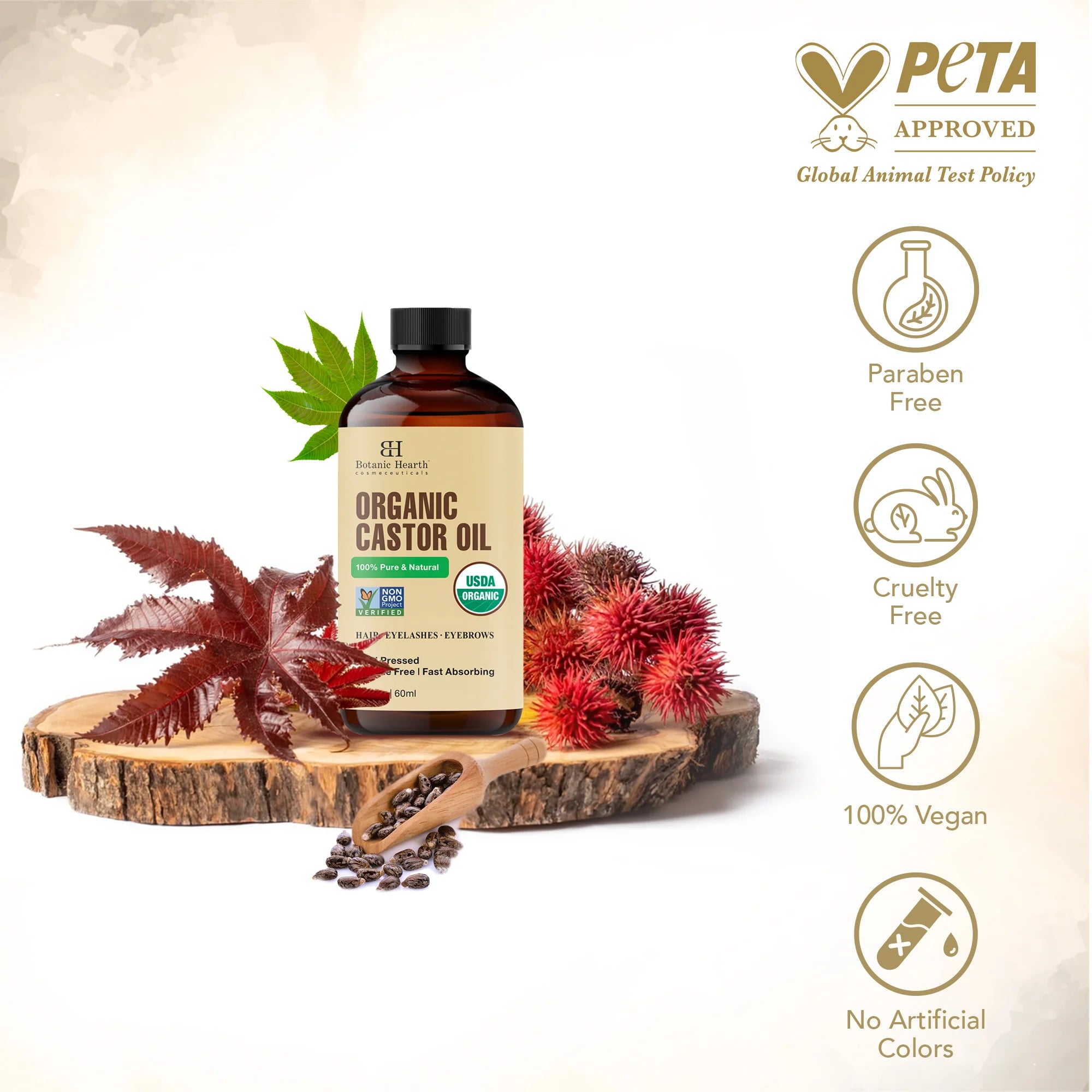 Organic Castor Oil | 2 fl oz