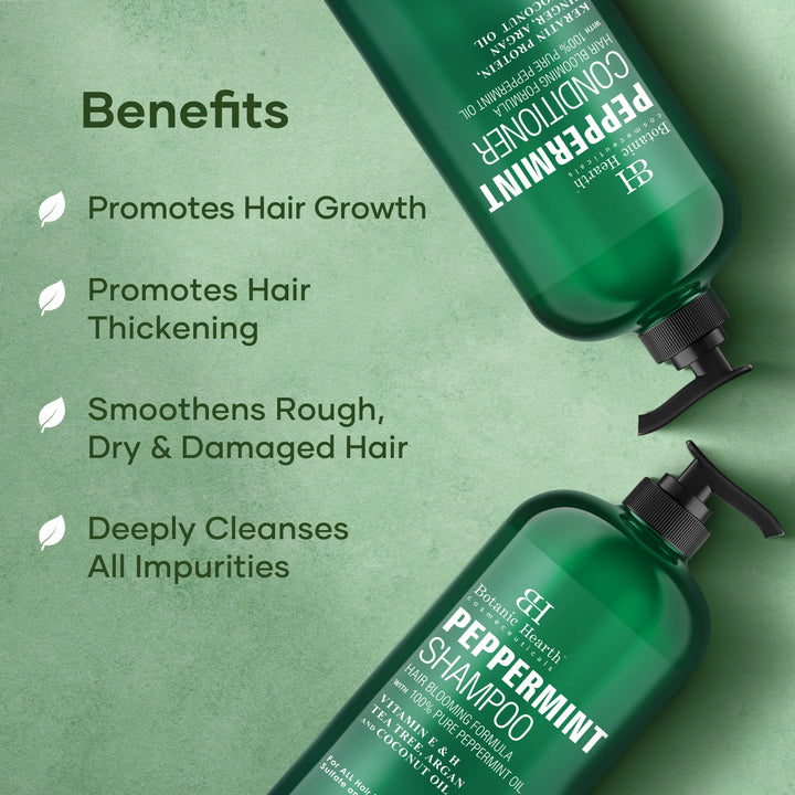 pothead shampoo BH Peppermint Oil Womens Shampoo and Conditioner Set – Botanic Hearth