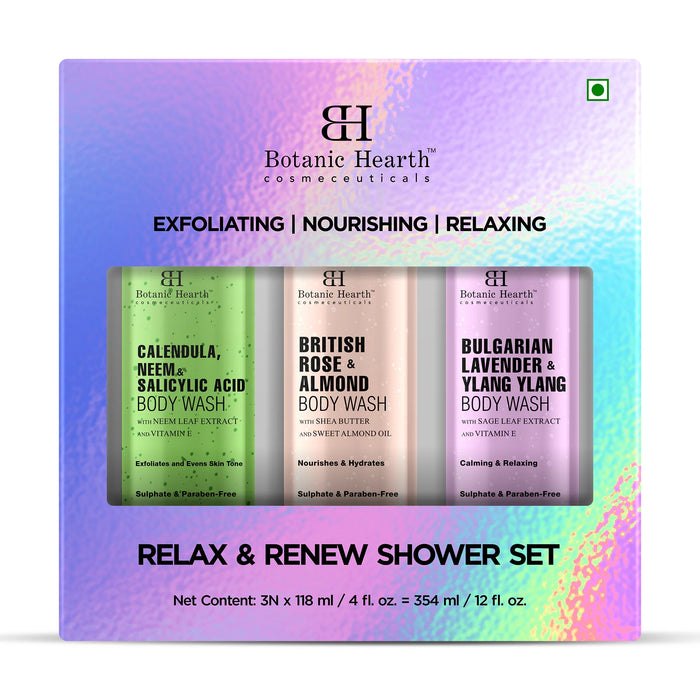 Relax and Renew shower set - Pack of 3 of Body Wash | 2 fl oz each