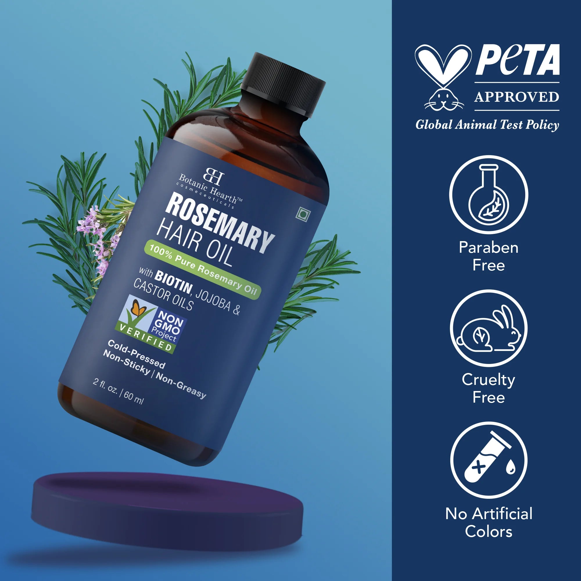 Rosemary Hair Oil With Biotin and Jojoba | 2 fl oz