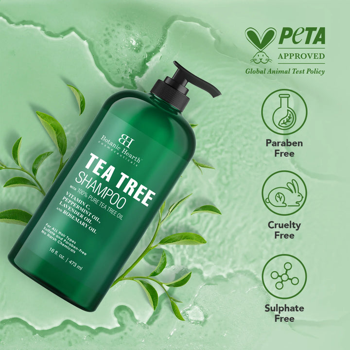 tea tree oil lavender shampoo Tea Tree Shampoo with Vitamin C and Rosemary Oil