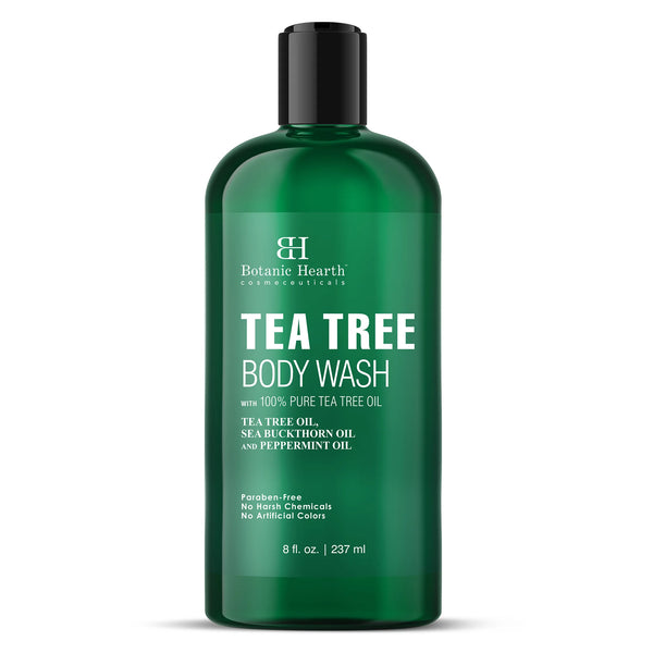 Tea Tree Body Wash with Sea Buckthorn Oil and  Peppermint Oil | 8 fl oz