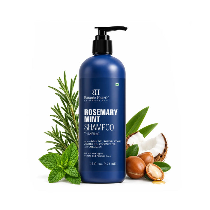 Rosemary Mint Shampoo with Argan Oil and Collagen | 16 Oz