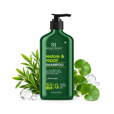 Restore and Repair Shampoo with Tea-Tree Oil & Salicylic Acid | 16 fl oz