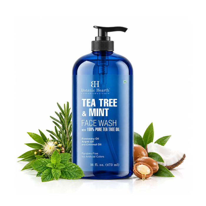 Tea Tree and Mint Face Wash with Rosemary Oil | 16 fl oz