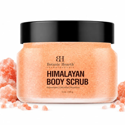 Himalayan Salt Body Scrub with Lychee Oil and Shea Butter | 12 oz
