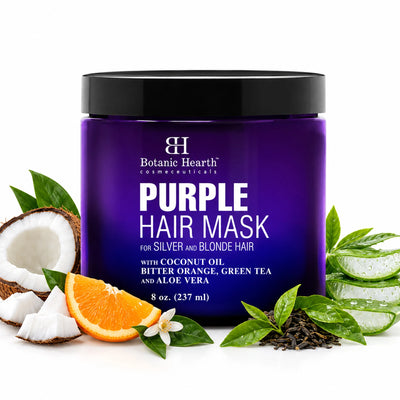 Purple Hair Mask with Tea Tree and Aloe Vera | 8 oz