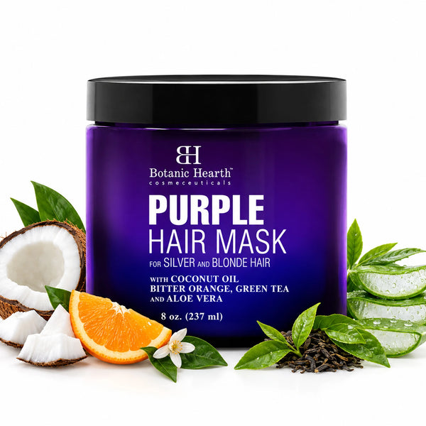 Purple Hair Mask with Tea Tree and Aloe Vera | 8 oz