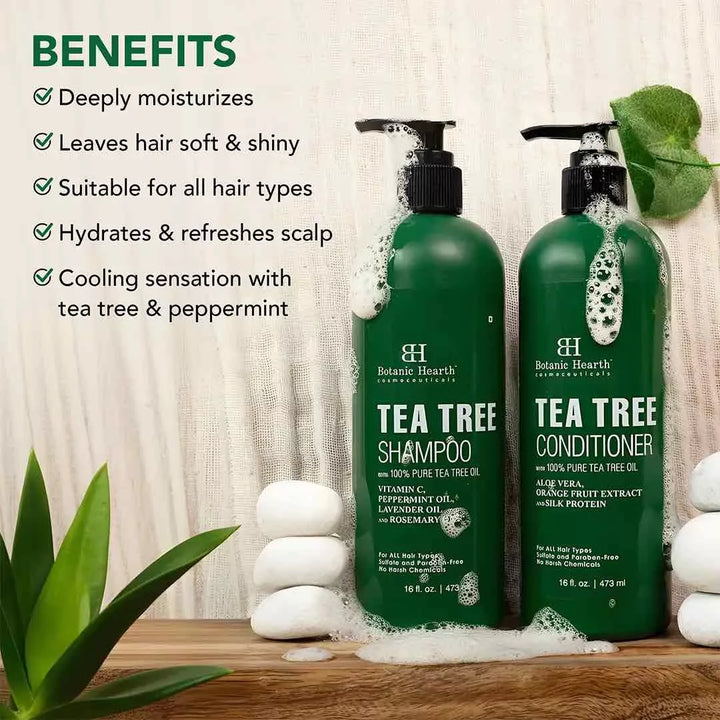 lavender and tea tree shampoo Tea Tree Shampoo and Conditioner Set with Tea Tree Oil