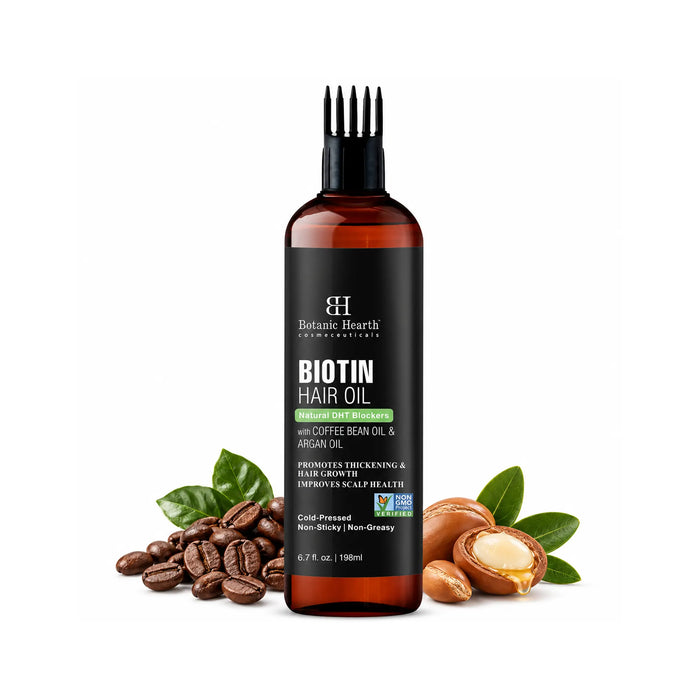 Biotin Hair Oil With Coffee Bean Oil & Argan Oil | 6.7 fl oz