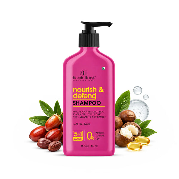 Nourish & Defend Shampoo with Vitamin E & Ceramide | 16 fl. oz