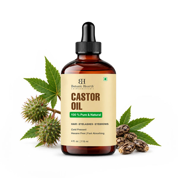 Castor Oil | 100% Pure & Hexane Free  | 4 fl oz
