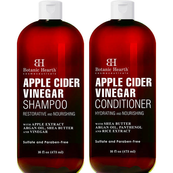 Apple Cider Vinegar Shampoo and Shea Butter Conditioner Set