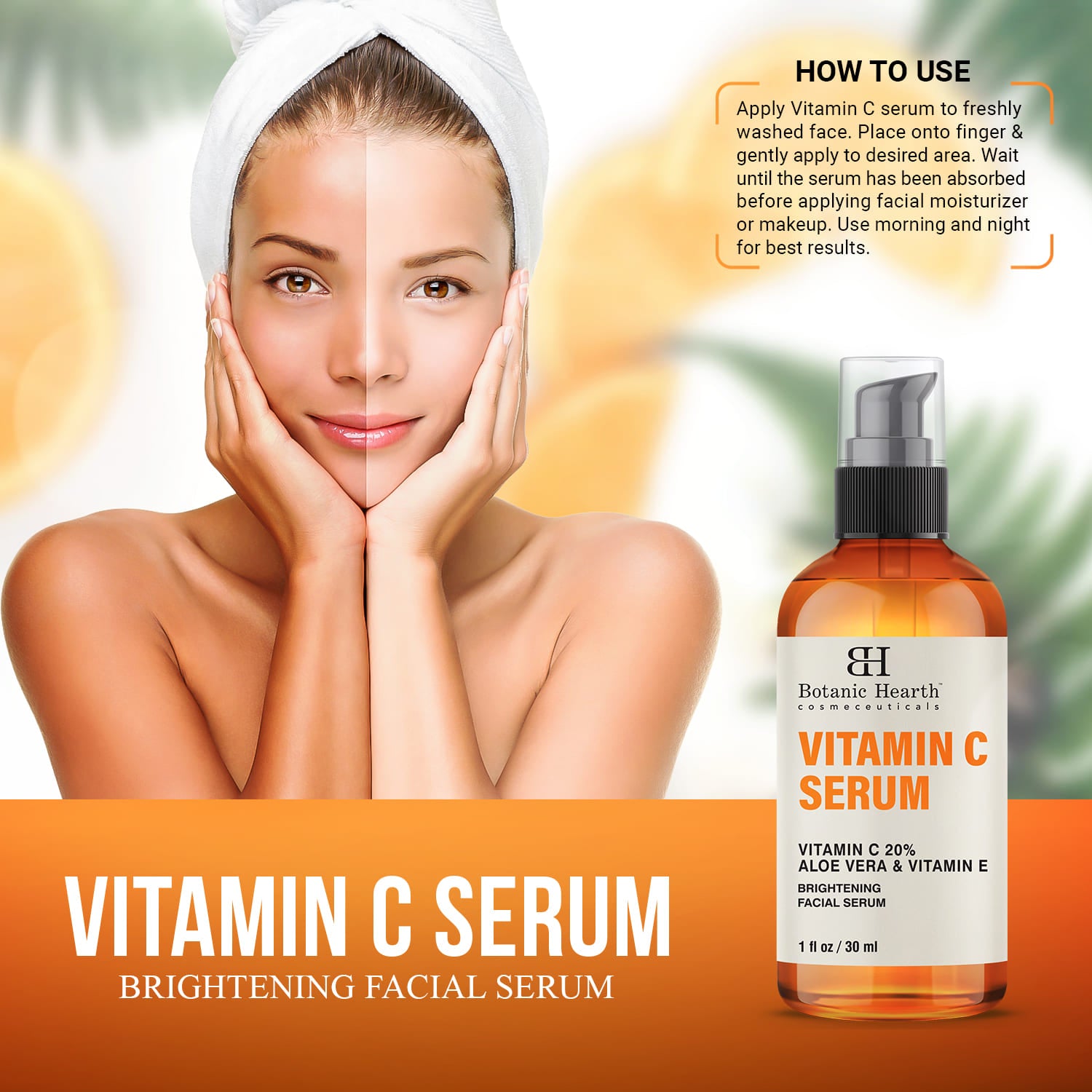 Vitamin C Serum for Face - High Potency Serum – Botanic Hearth