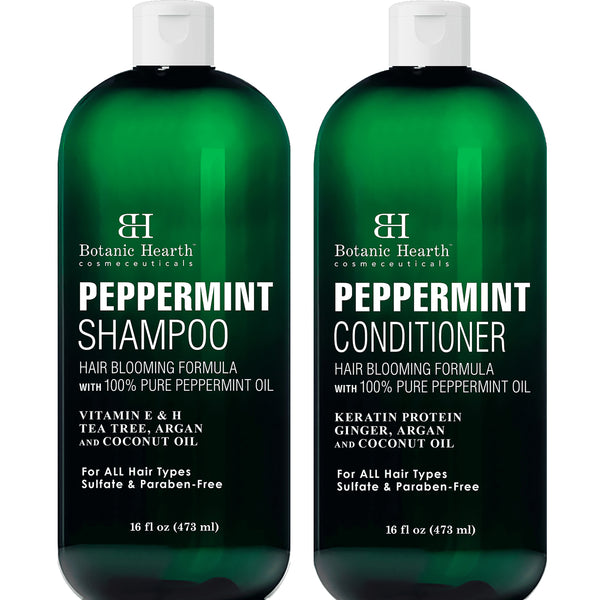 Peppermint Oil Shampoo and Conditioner Set