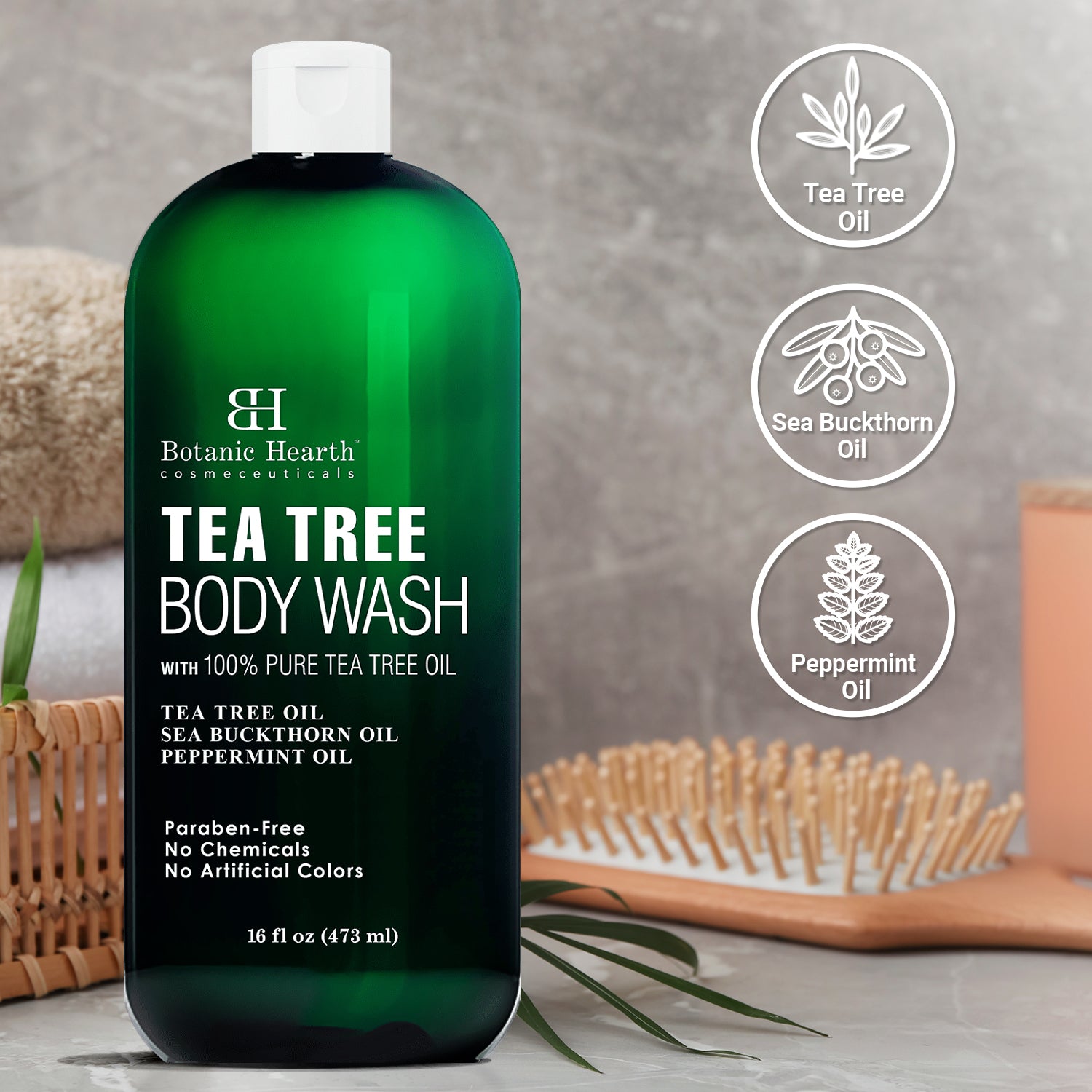 Tea Tree Oil Body Wash / Soap Botanic Hearth